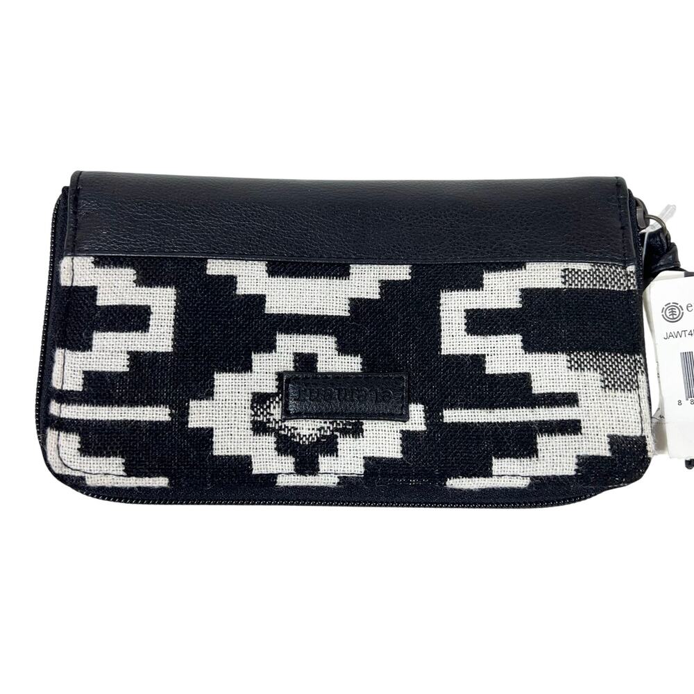 Element Woven Fabric Wallet Zipper Closure Wristlet Boho Native Aztec Design New